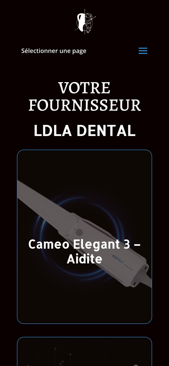 LDLA Dental sur mobile