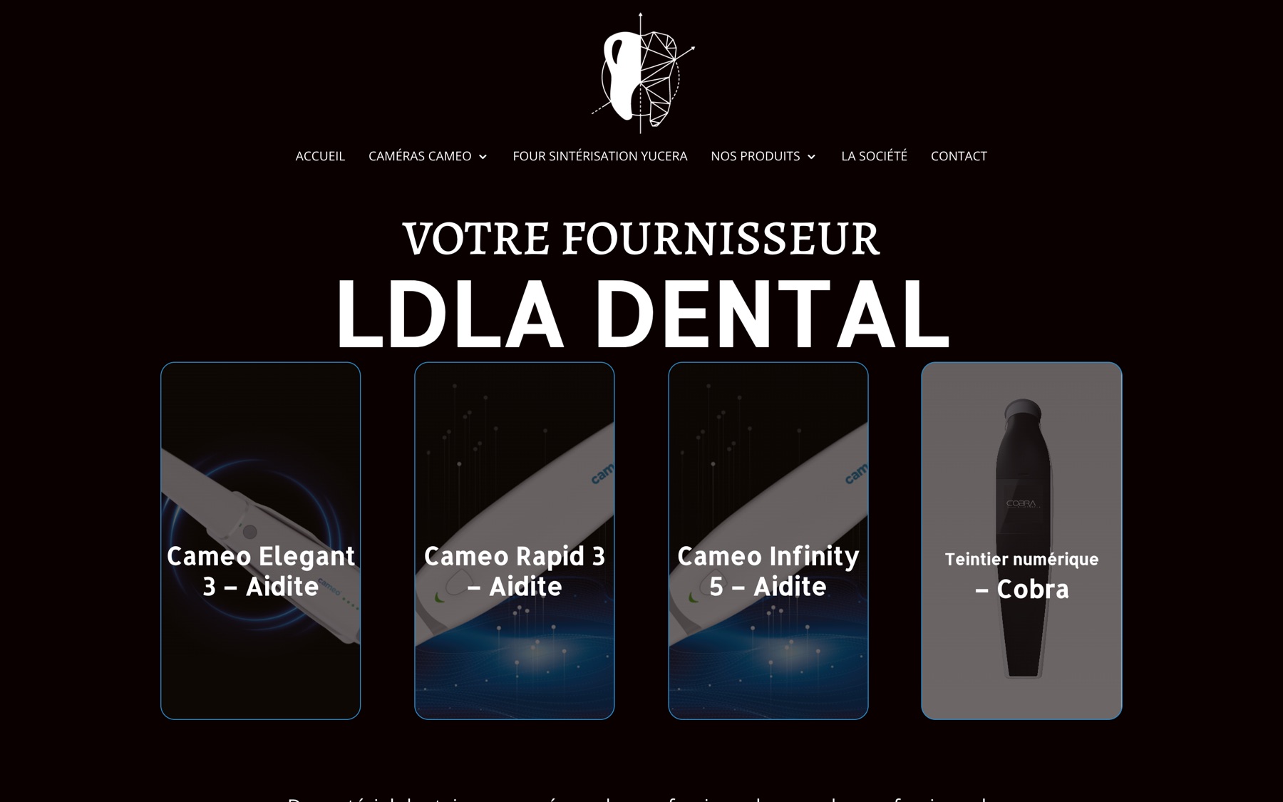 Accueil du site LDLA Dental