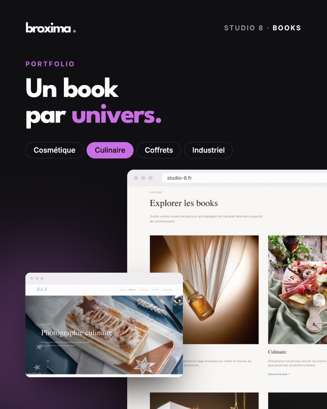 Les books de Studio 8